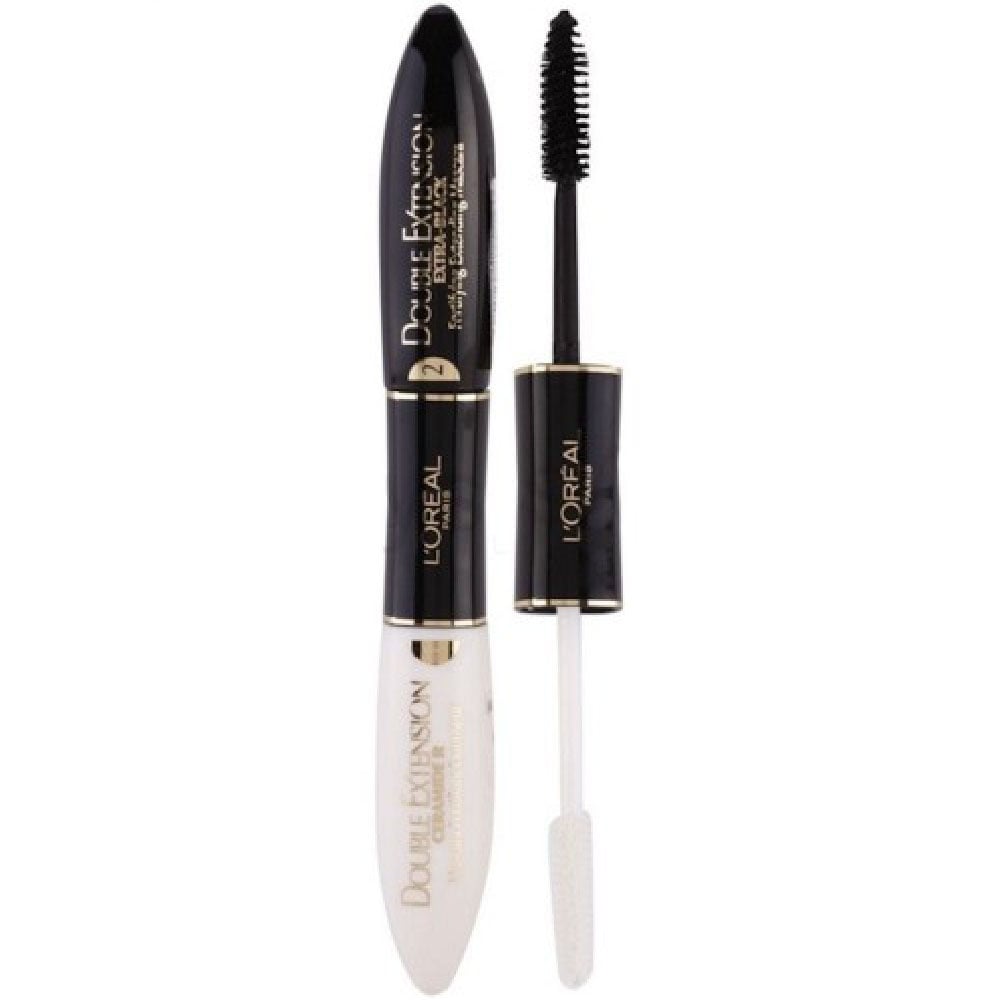 Loreal Paris Double Extension Fortifying Extending Mascara Extra Black 