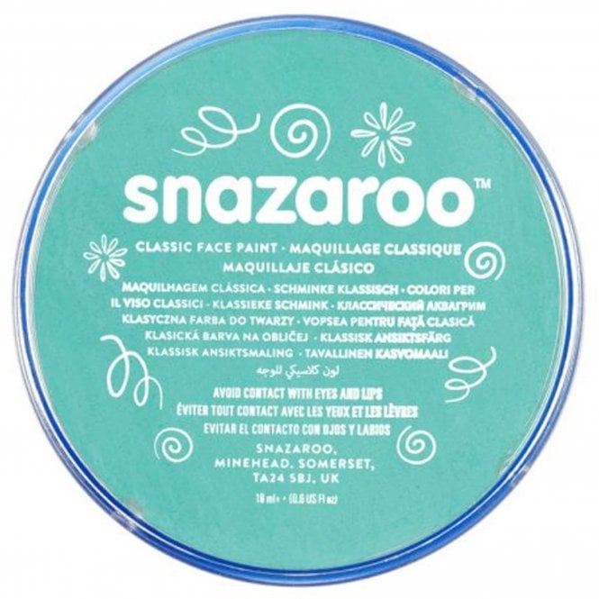 Snazaroo Snazaroo Sea Blue Face Paint - Cruelty Free & Water Based Face Paint 18ml